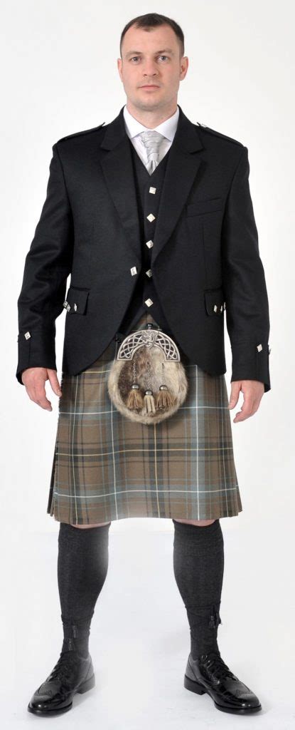 Henderson Weathered 8 Yard Kilt Full Highland Dress Package Kilts 4 Less