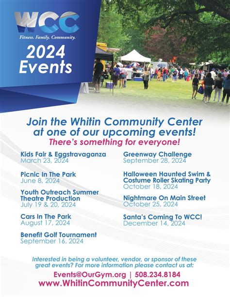 Events – Whitin Community Center