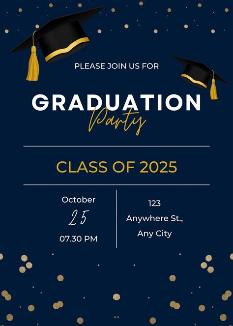 Graduation Party Invitations Templates