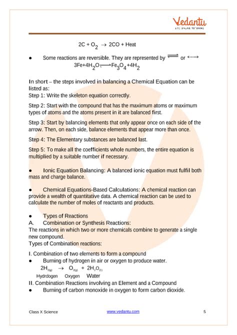 How To Balance Chemical Equations Step By Class 10 Tessshebaylo