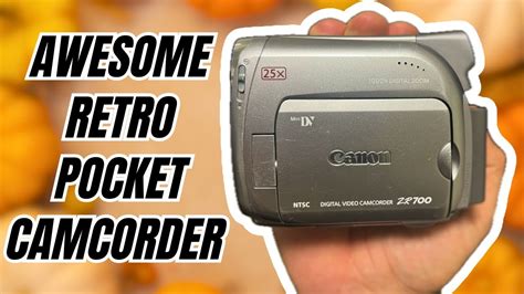 Is The Canon Zr The Best Pocket Sized Mini Dv Camcorder Youtube