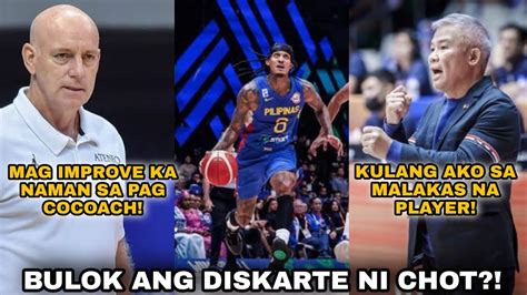 Coach Tab Baldwin Nawalan Na Ng Tiwala Kay Chot Reyes Coach Chot May