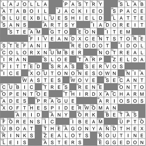 La Times Crossword Sep Sunday Laxcrossword