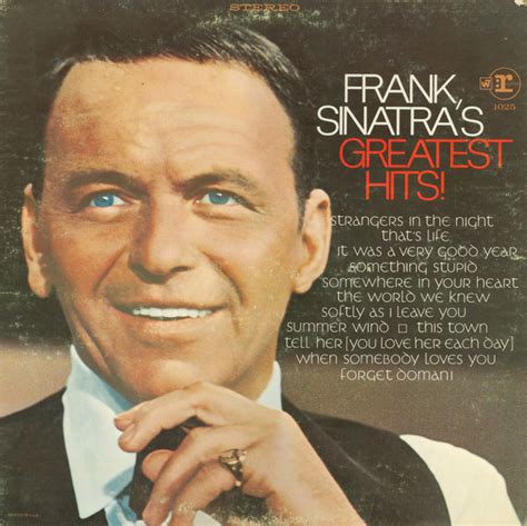 Frank Sinatra Frank Sinatras Greatest Hits Discogs