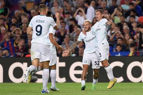 Champions Barcellona Inter 3 3 Ai Nerazzurri Basta Una Vittoria Per