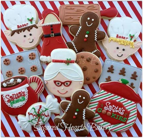 Mrs Claus Cookies Christmas Cookies Decorated Christmas Sugar