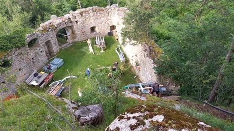 Im Gesamten Juni Gesperrt Neue Stiegen F Rstockzahn Auf Ruine