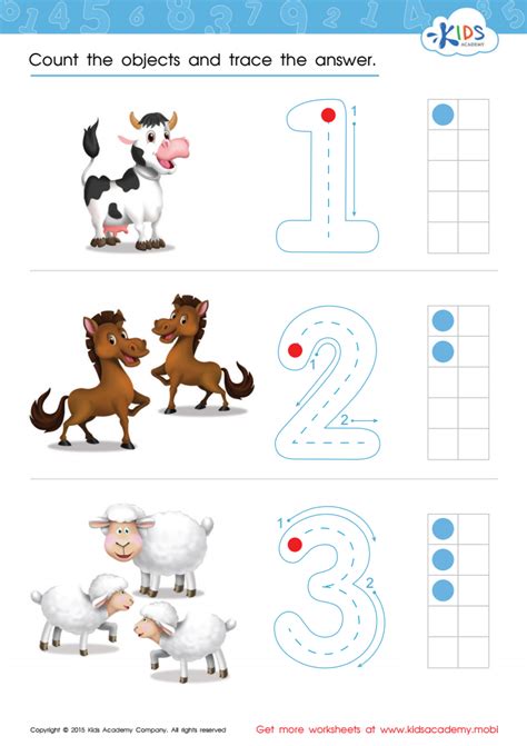 Tracing The Number Worksheet