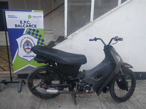 Noticias En un operativo la Policía secuestró una moto con el motor