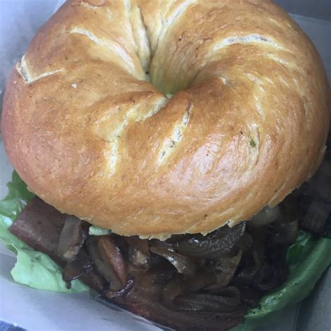 Dolce Bakery Cape Town South Africa Vegan Roast Beef Bagel Review