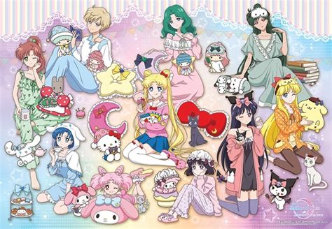 Sailor Moon X Sanrio Characters Series Pajama Party Goods