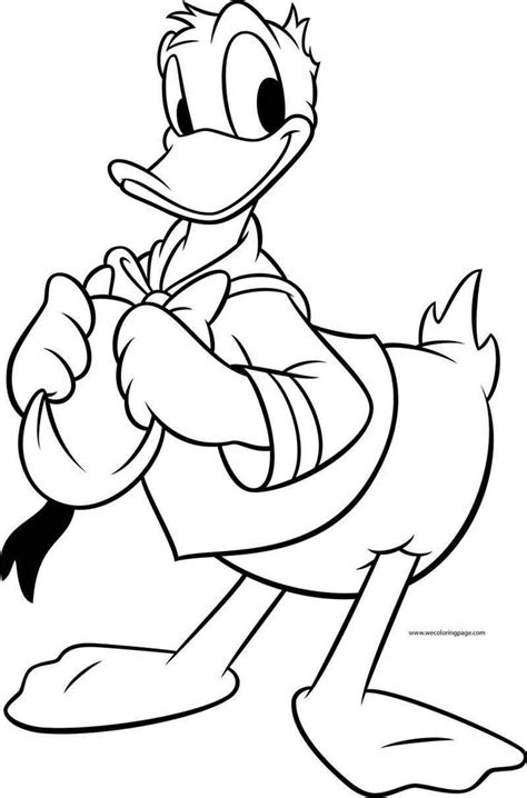 Donald Duck Coloring Pages To Print For Free Ideas