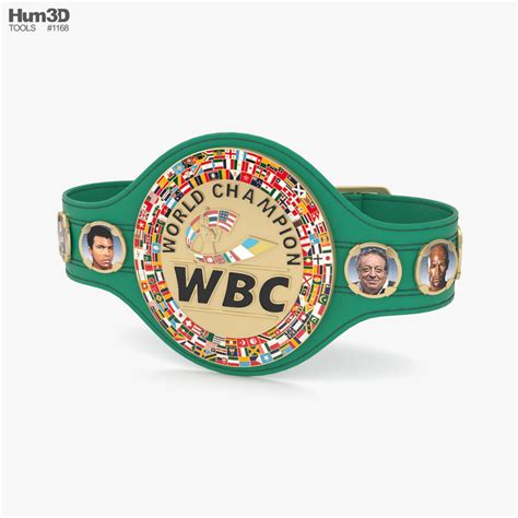 WBC Heavyweight Champion Belt 3D model - Download Sports Equipment on ...