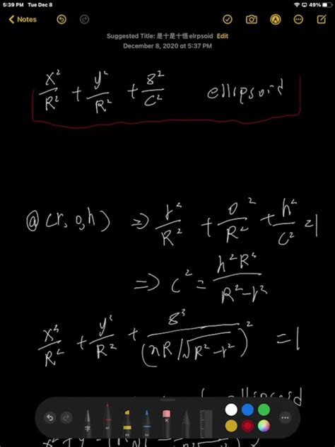 Solved The Barrel Shown Here Is Shaped Like An Ellipsoid With Equal