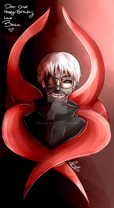 Kaneki Ken Speedpaint Present By Ita Freak On Deviantart