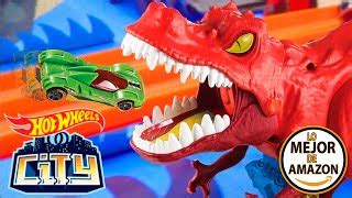 RESEÑA COMPLETA de HOT WHEELS CITY DESAFÍO T REX VAL Doovi