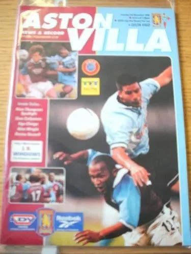 11031998 Aston Villa Gegen Celta Vigo Uefa Pokal Kein Obv Eur 552