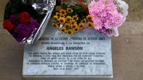 Homenajearon A Ángeles Rawson En La Plaza Donde Jugaba En Su Infancia