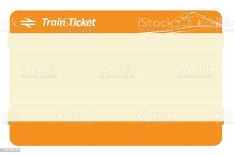 Blank Train Ticket Stock Photo - Download Image Now - First Class ...