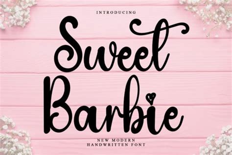 Sweet Barbie Font By Pipi Creative Creative Fabrica