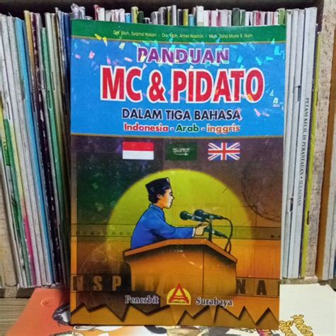 Jual Panduan MC Pidato Dalam Tiga Bahasa Indonesia Arab Inggris A1