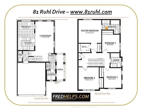 Ella Home Ideas Mattamy Floor Plans Milton Whitney Floor Plan