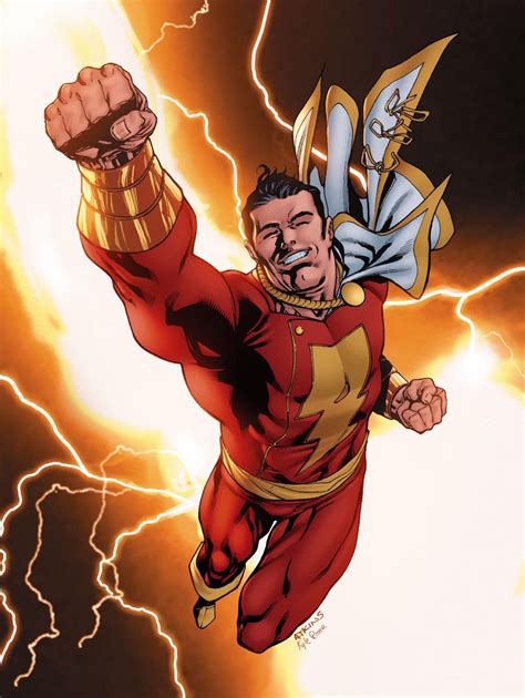 Lighting Captain Marvel Shazam Captain Marvel Shazam Dc Comics