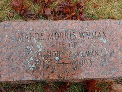 Maude O Morris Wyman 1912 1993 Mémorial Find a Grave