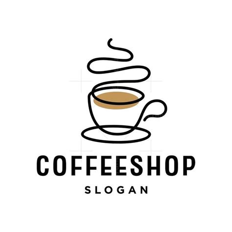 Coffee cup cafe logo in 2024 | Logo design coffee, Cafe logo, Cafe logo ...