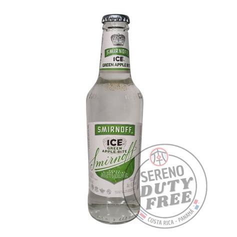 Caja Smirnoff Ice Green Apple Ml Uni Sereno Duty Free