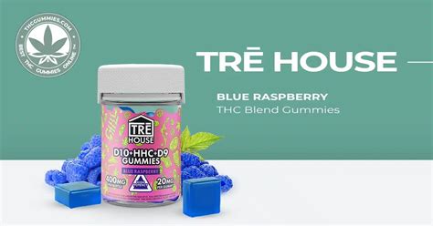 Tr House Blue Razz Blend Gummies Mg