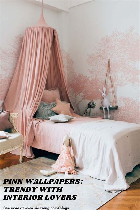 Pink Wallpapers: Trendy with Interior Lovers | Kids room wallpaper ...