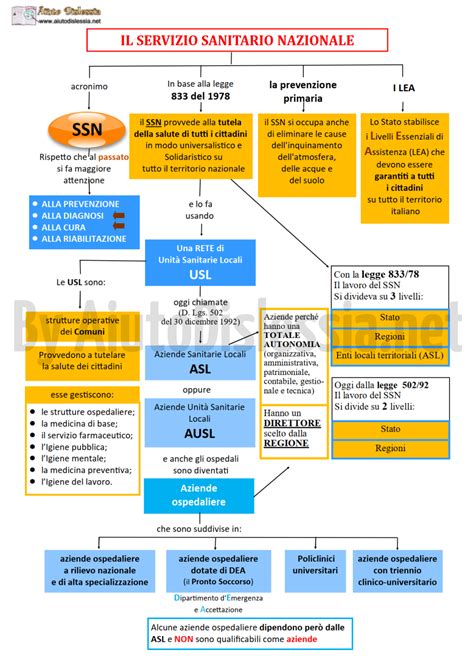 Il Ssn E Le Asl Socio Sanitario Aiutodislessia Net