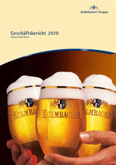 Finanzberichte Kulmbacher Brauerei Aktien Gesellschaft