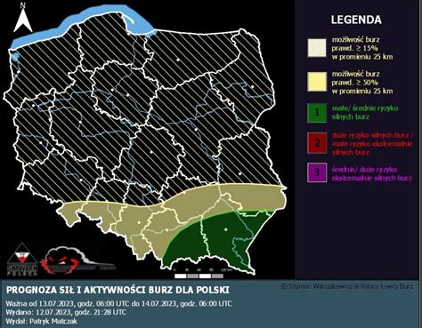 Front zafaluje Burze w regionie będą dziś bardzo silne Grad ponad 5