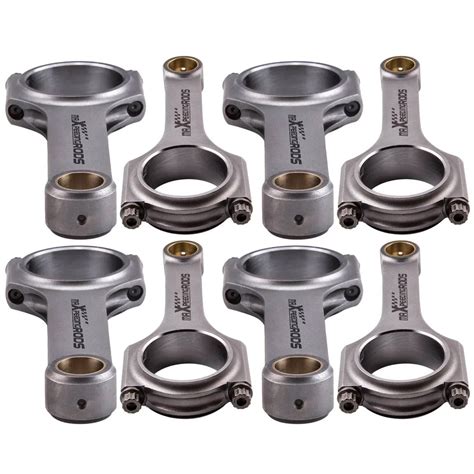 8x En24 4340 Forged Connecting Rods Arp2000 Bolts For Bmw M60 B40 4 0l