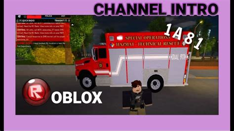 Erlc Roblox 2022 1a81 Gaming Channel Intro Youtube