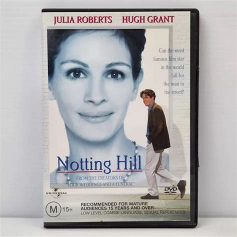 NOTTING HILL DVD Movie 1999 Julia Roberts Hugh Grant Comedy Romance Reg