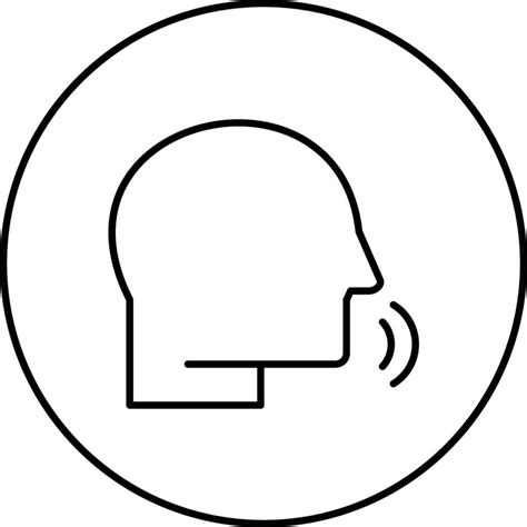 Speaking Vector Icon 32215030 Vector Art At Vecteezy