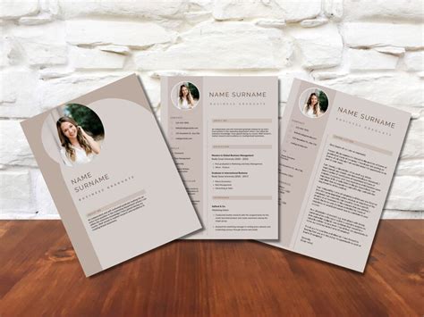 Editable Resume Template Bundle For Your Dream Job Application