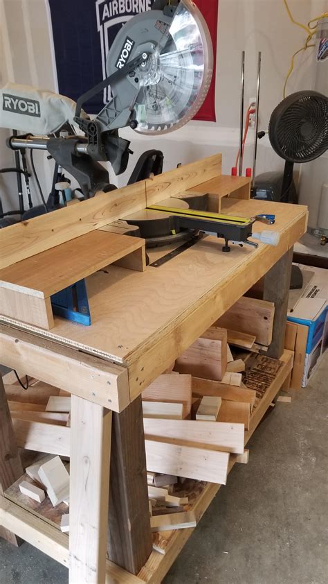 I Too Have Built The All Mighty Mitre Saw Station Upgraded From The 7