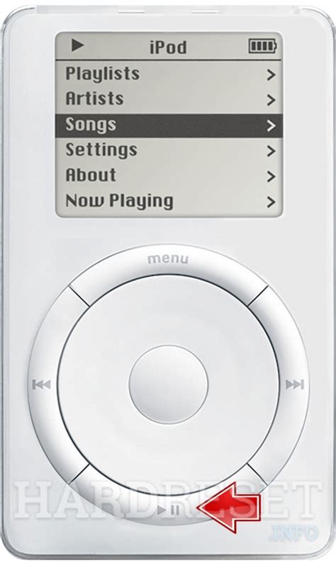 How To Reset Settings On Apple Ipod Classic 1st Generation