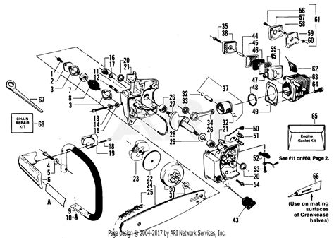 Poulan Chainsaw Assembly Diagram