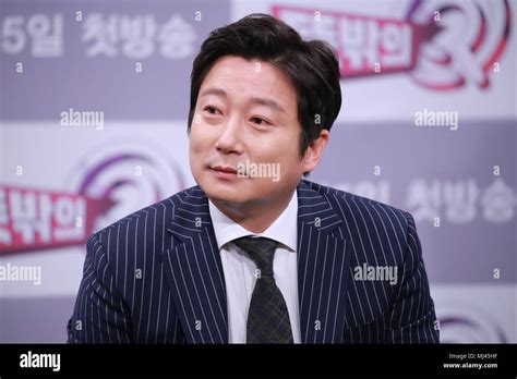 Seoul Korea 03rd May 2018 Lee Soo Geun And Jun Hyun Moo Attended The Production Conference