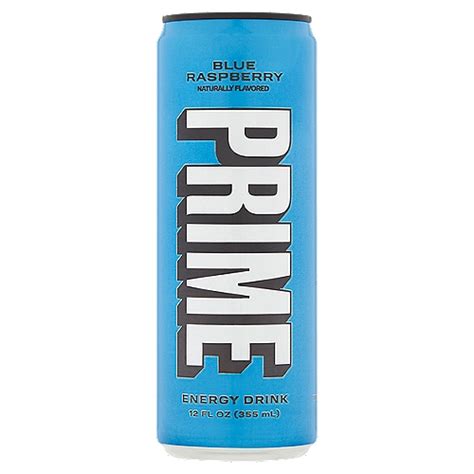 Prime Blue Raspberry Energy Drink 12 Fl Oz