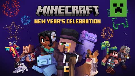 Welcome To The New Years Celebration In Minecraft Youtube