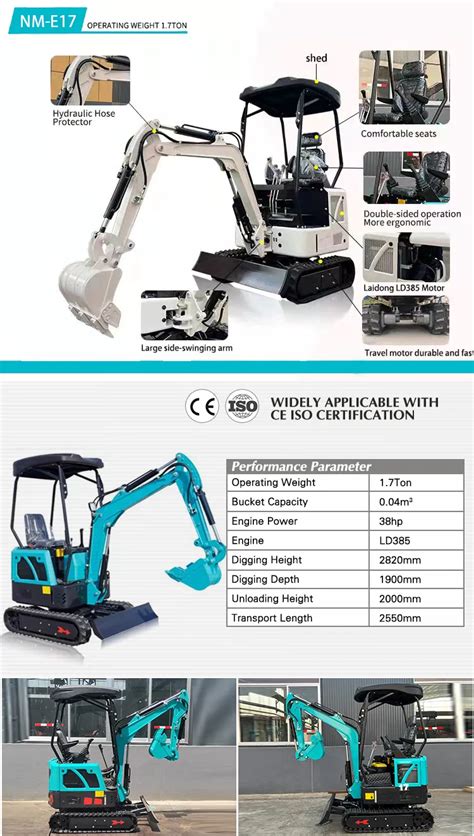 Nuoman Mini Excavator 1 Ton 2 Ton 35 Ton Newest Products Small