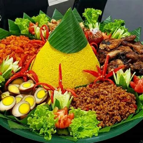 Jual NASI TUMPENG Nasi Kuning Indonesia Shopee Indonesia