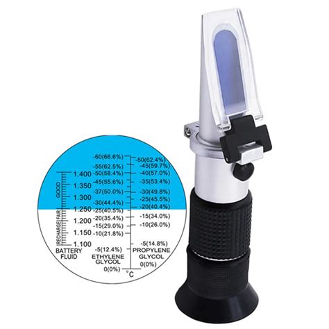 Refractometer Atc 600 Deg C Ethylene 500 Deg C Propylene Glycol 1100