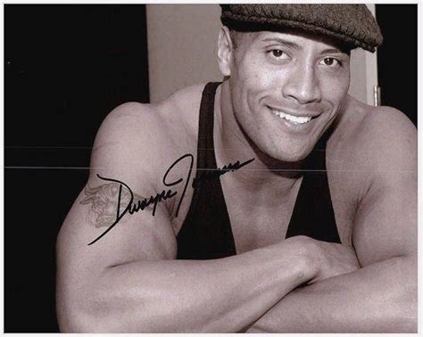 Dwayne Johnson Aka The Rock Signed Autographed 8x10 Photo W Coa